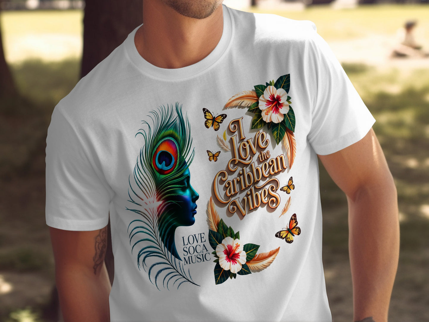 Love the Caribbean Vibes Love Soca Music t-shirt