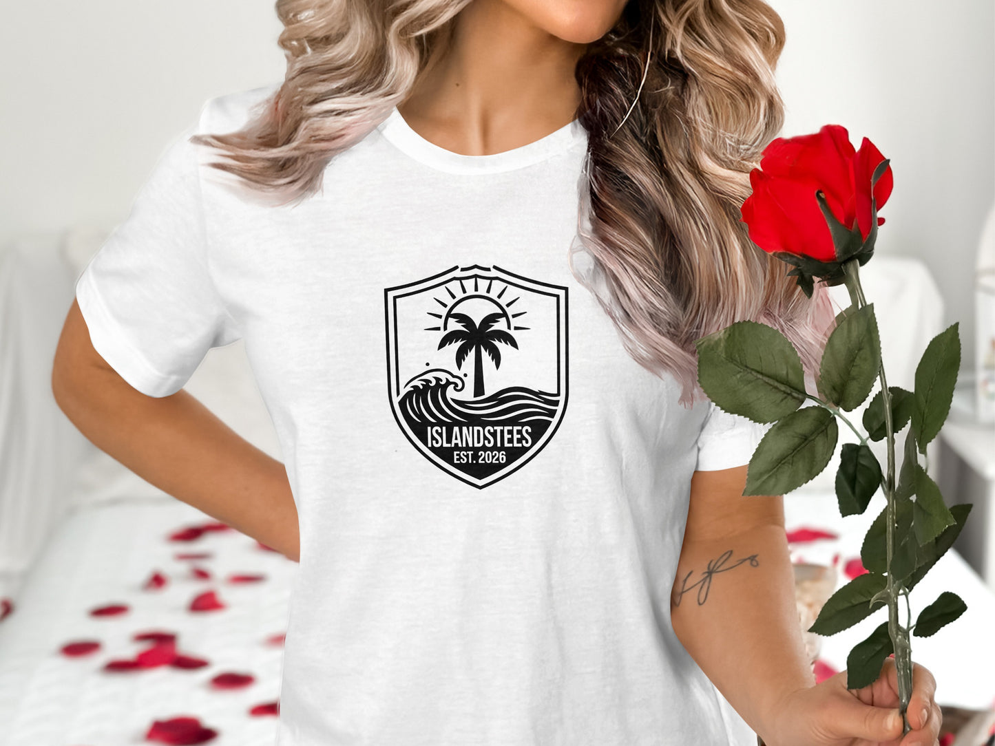 Islandstees Est. 2026 Wave and Palm Tree Tshirt