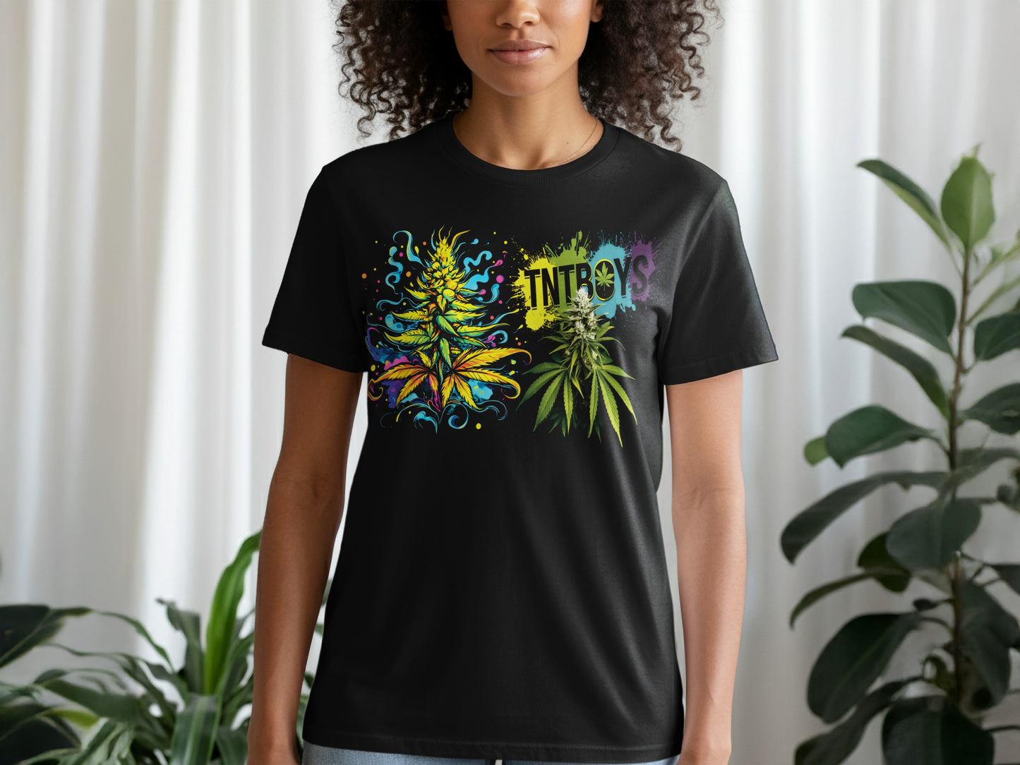 Colorful Unique Intboys Graphic Design T-shirt