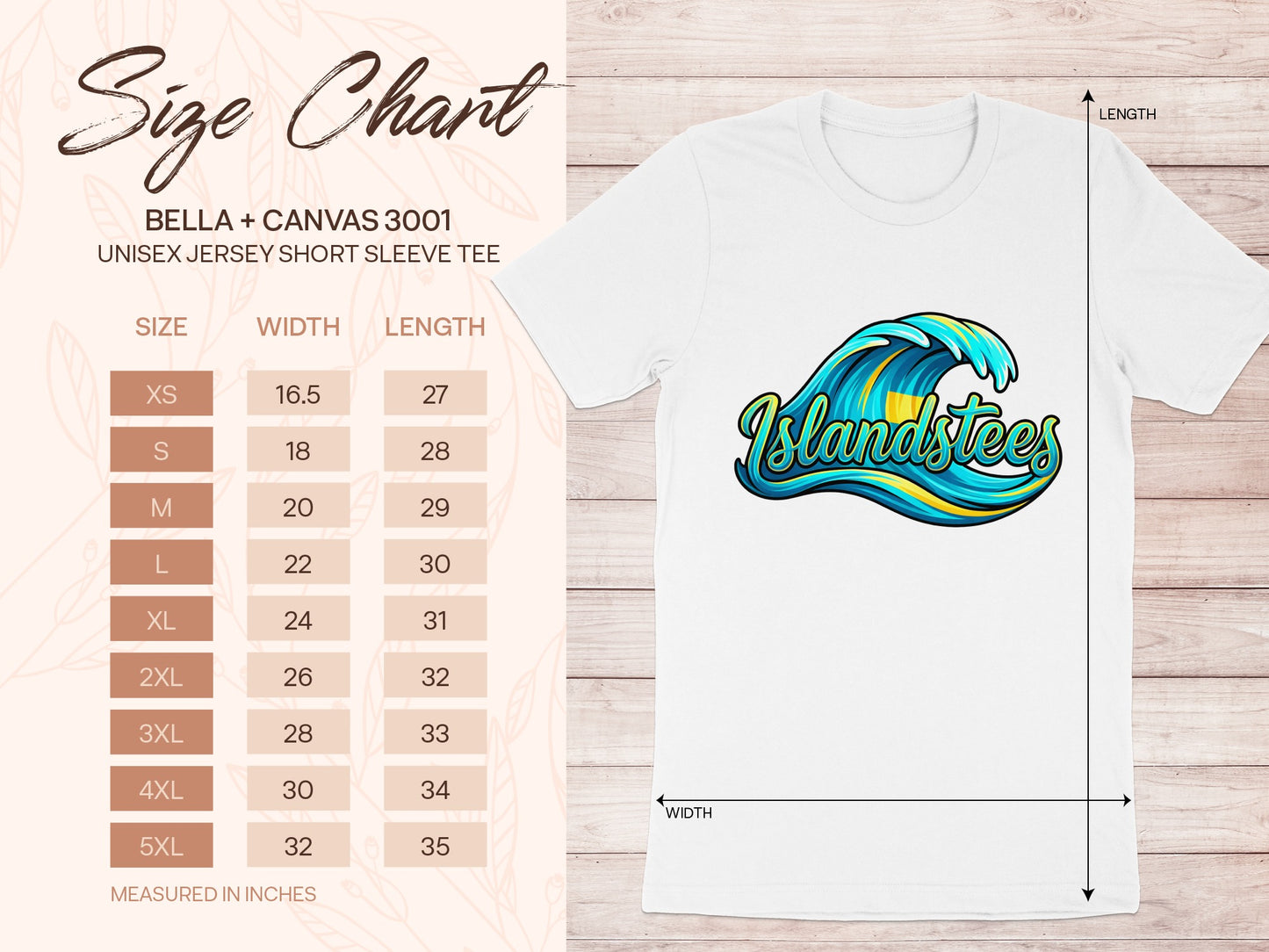 Islandstees Wave Design Unisex Jersey Short Sleeve Tee