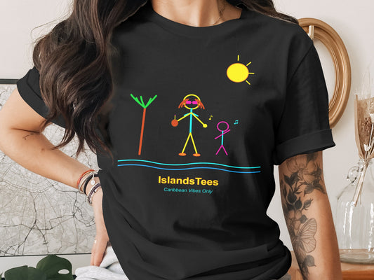 Island Vibes Fun Graphic Design T-Shirt Islandstees Edition