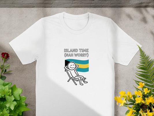Island Time Nah Worry Relaxing Shirt Fun Graphic Tee