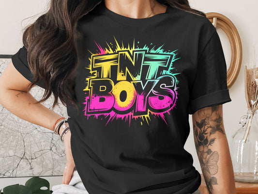 Colorful TNT Boys Design Graphic Print T-shirt