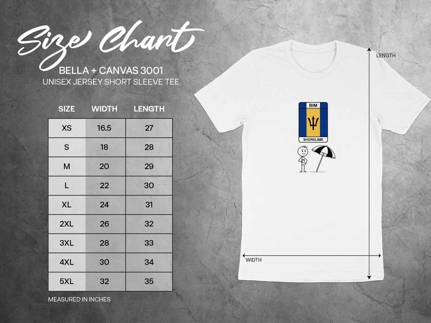 Bella Canvas 3001 unisex jersey short sleeve tee