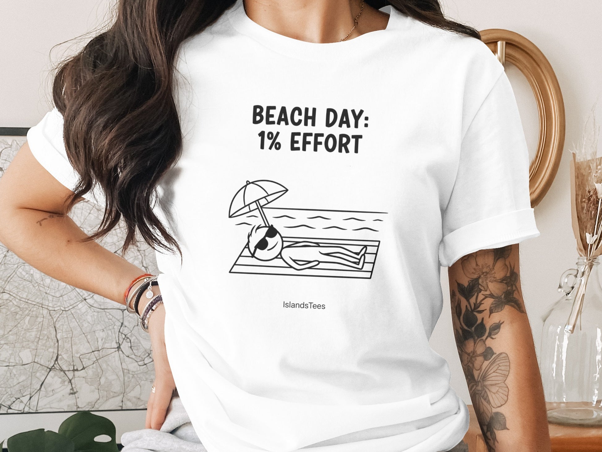 Beach Day 1 Percent Effort Relaxation Shirt