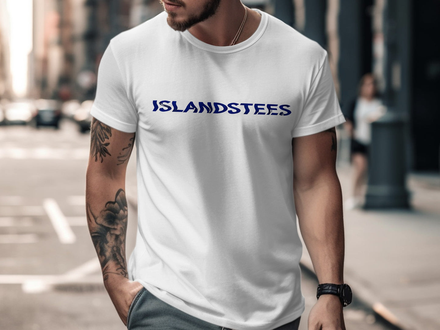 Islandstees Stylish Graphic Short-Sleeve T-Shirt