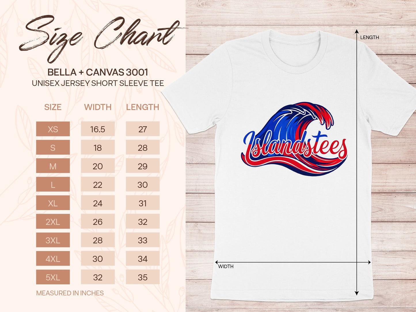 Islandstees Wave Design Unisex Jersey Short Sleeve Tee