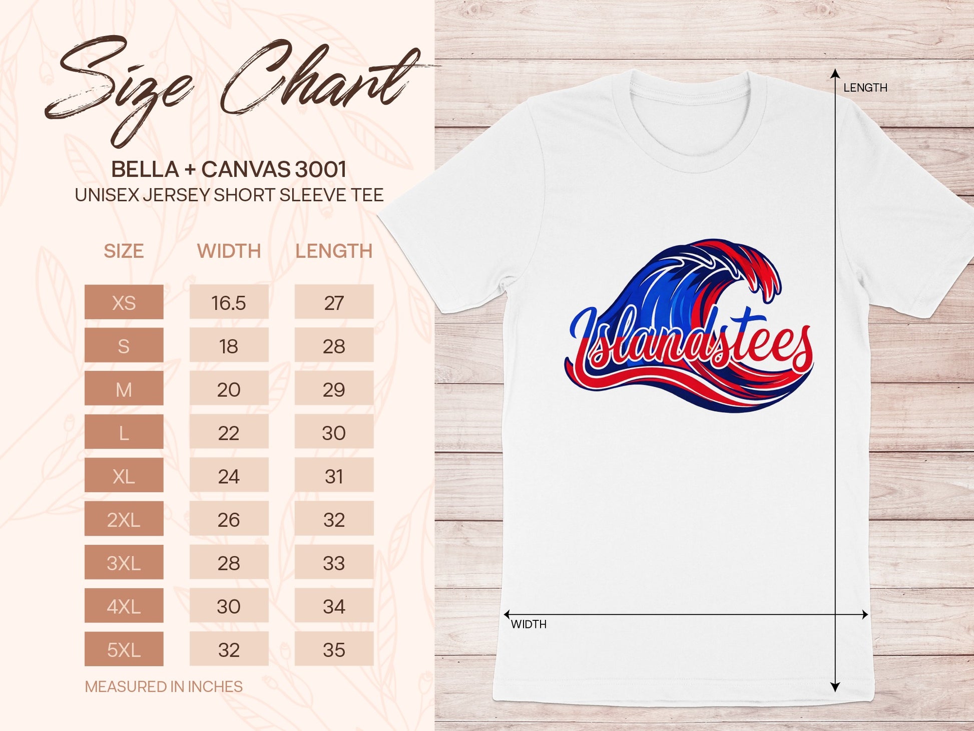 Islandstees Wave Design Unisex Jersey Short Sleeve Tee