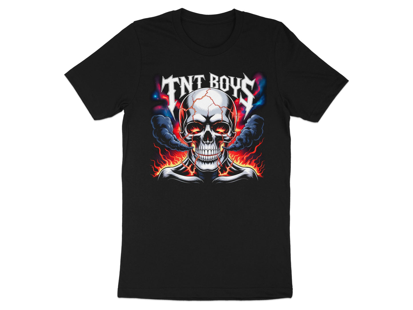TNT Boys Skull Graphic Print T-Shirt Apparel