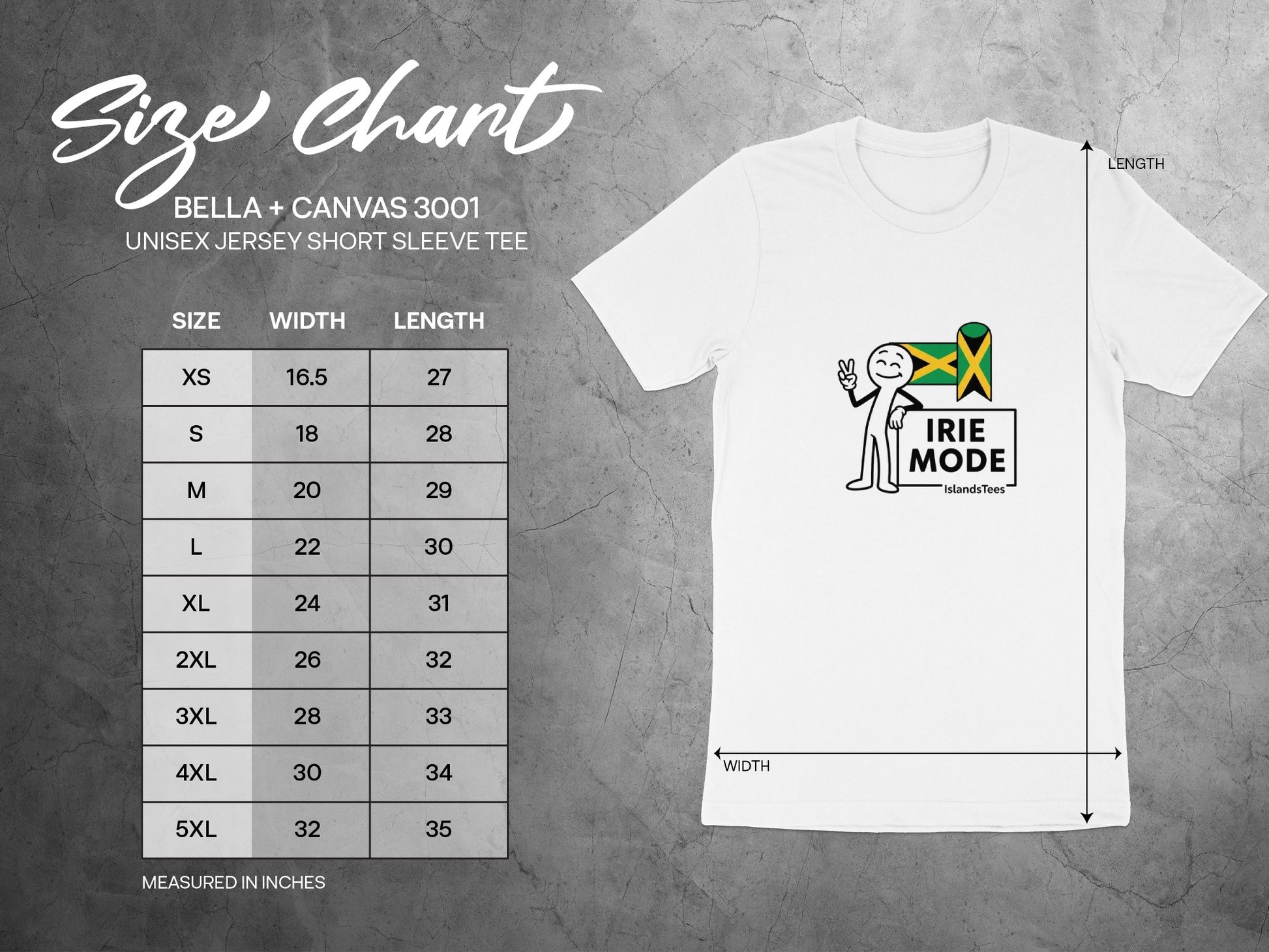 Irie Mode IslandsTees Unisex Jersey Short Sleeve Tee