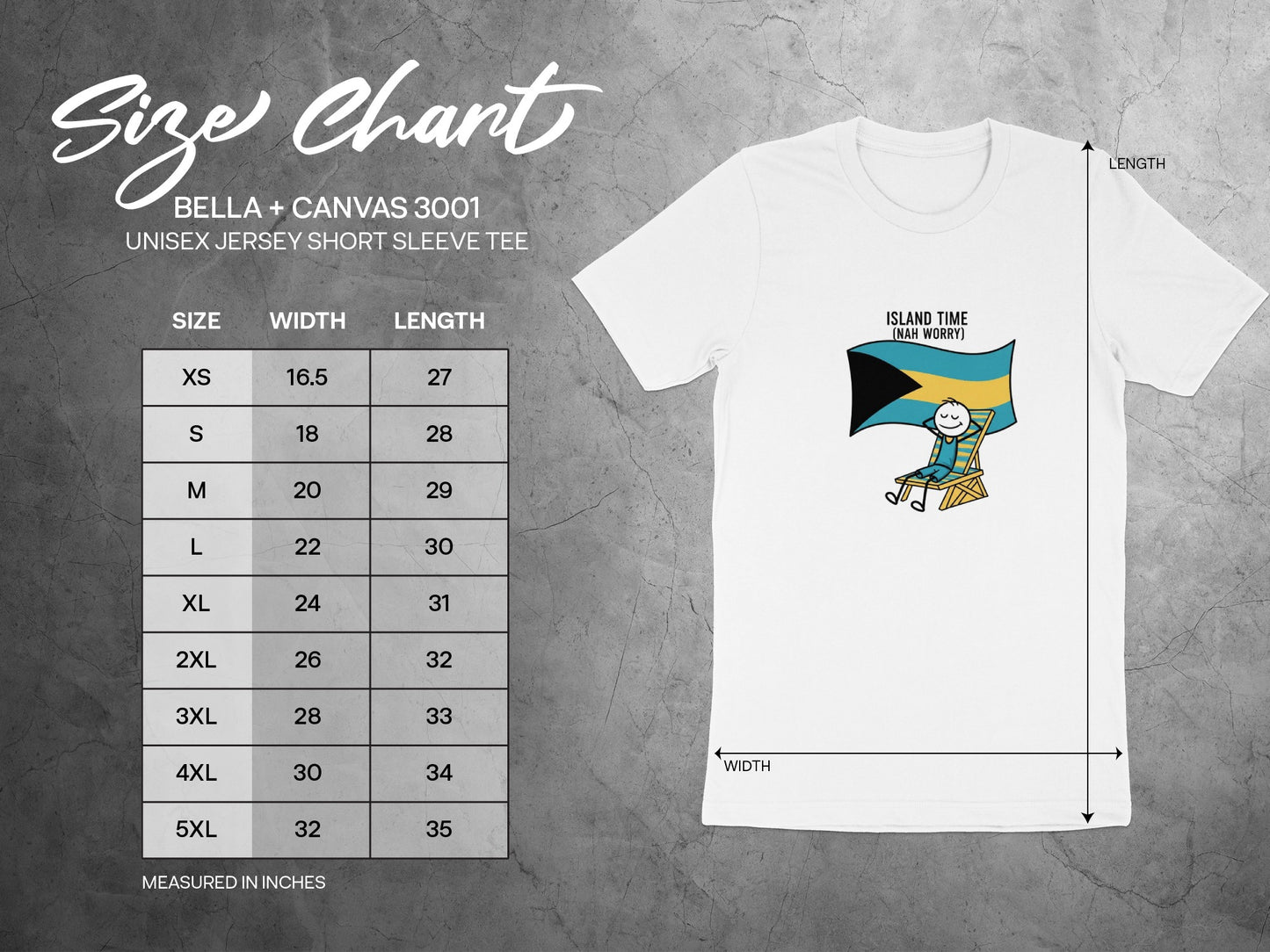 Island Time Nah Worry Graphic Short Sleeve Tee