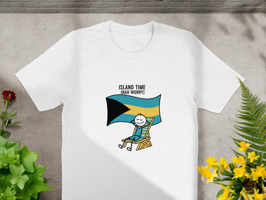 Island Time Nah Worry T-Shirt for Relaxed Summer Vibes