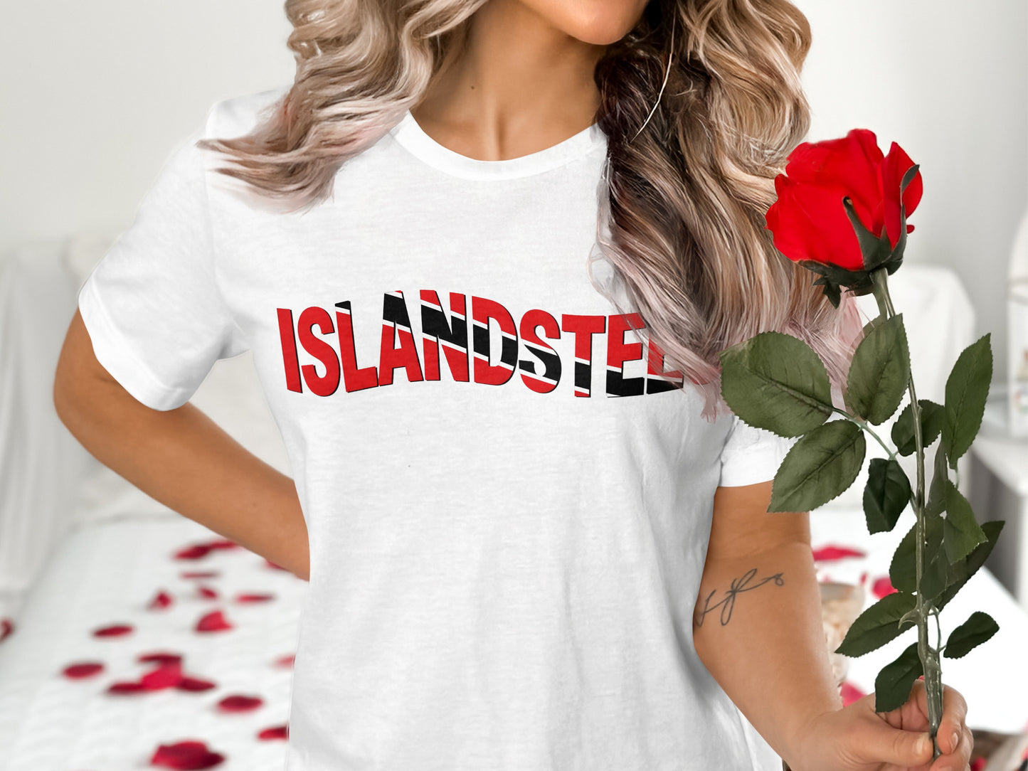 IslandStyle Bold Graphic White Shirt