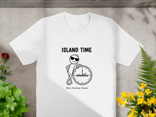 Island Time Whenever Relax Recharge Repeat Shirt