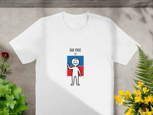 Sak Pase Cartoon Character Graphic Tee Shirt