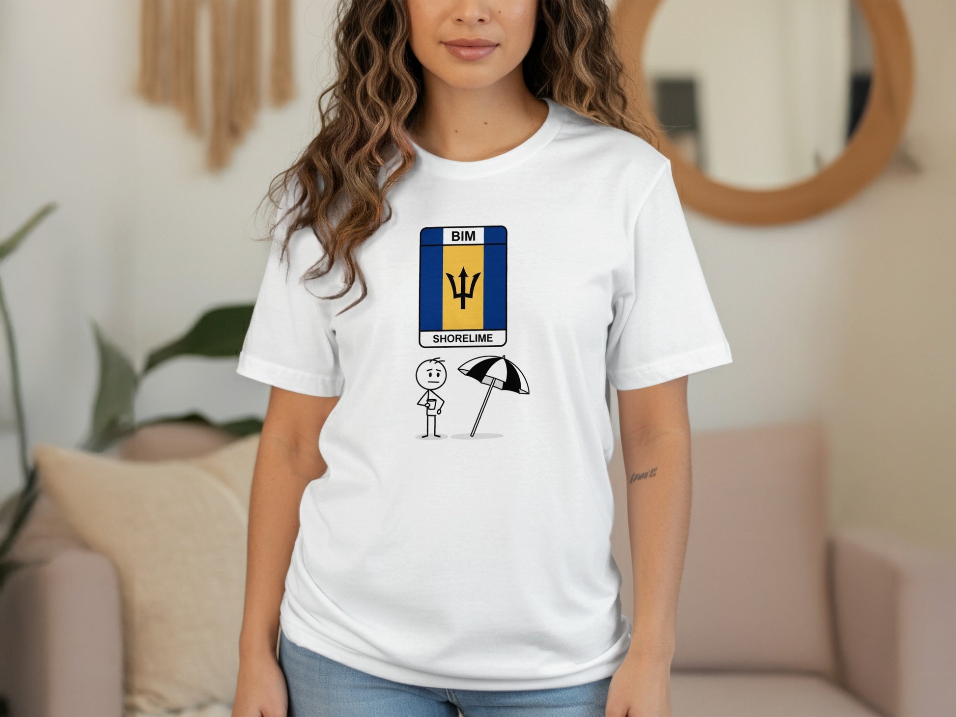 BIM Shoreline Fun Graphic T-Shirt for Casual Style