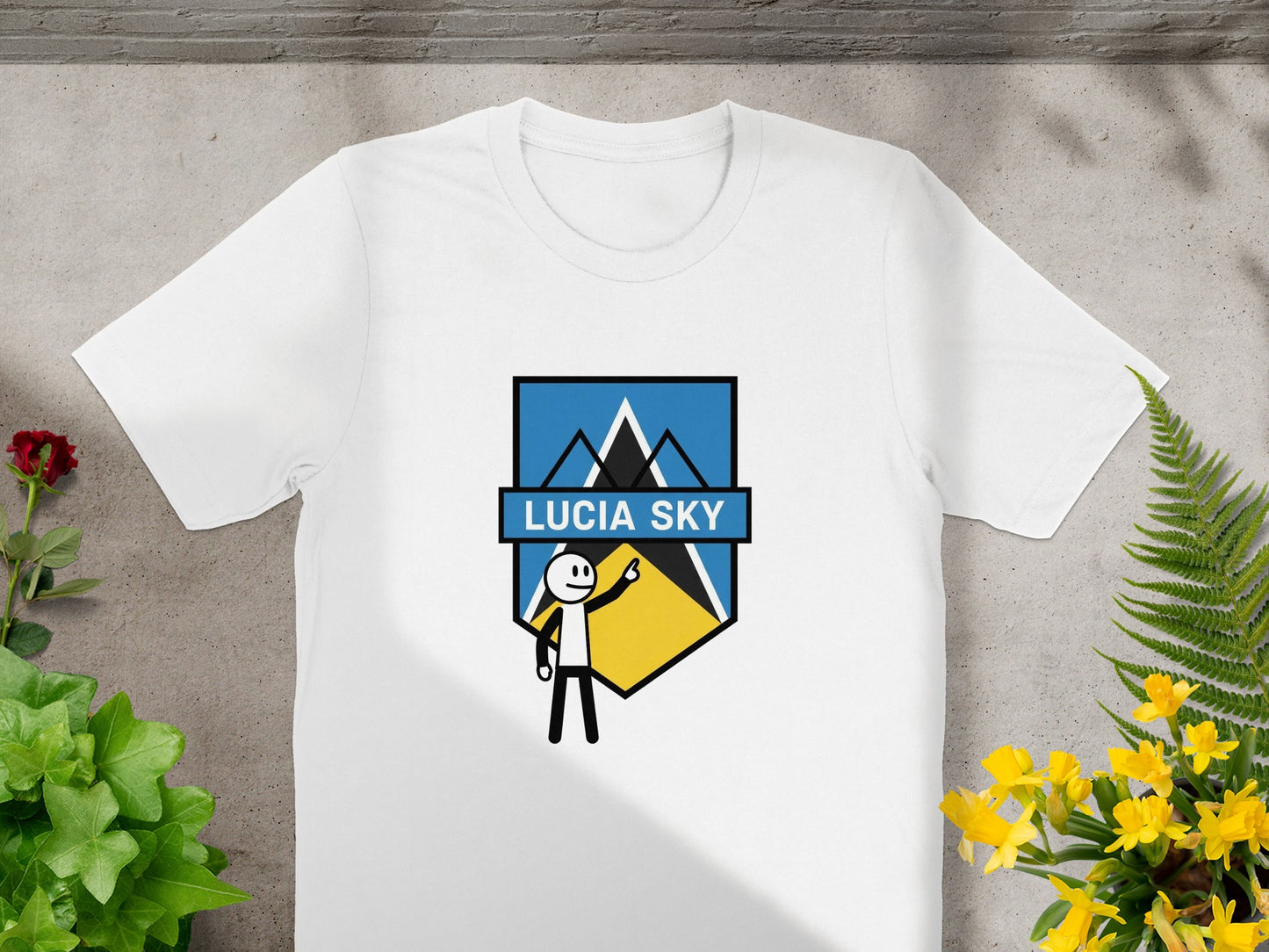 Lucia Sky Mountain Adventure Graphic T-Shirt