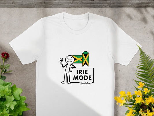 White Irie Mode IsalndsTees Graphic T-Shirt Product