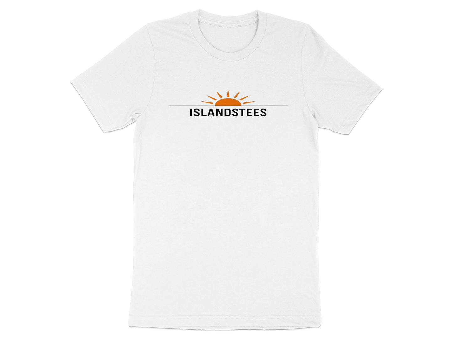 Islandstees Branded White T-Shirt for Casual Wear