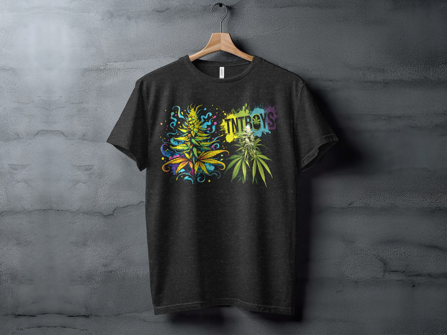 Colorful TNTBOYS Graphic Design T-shirt