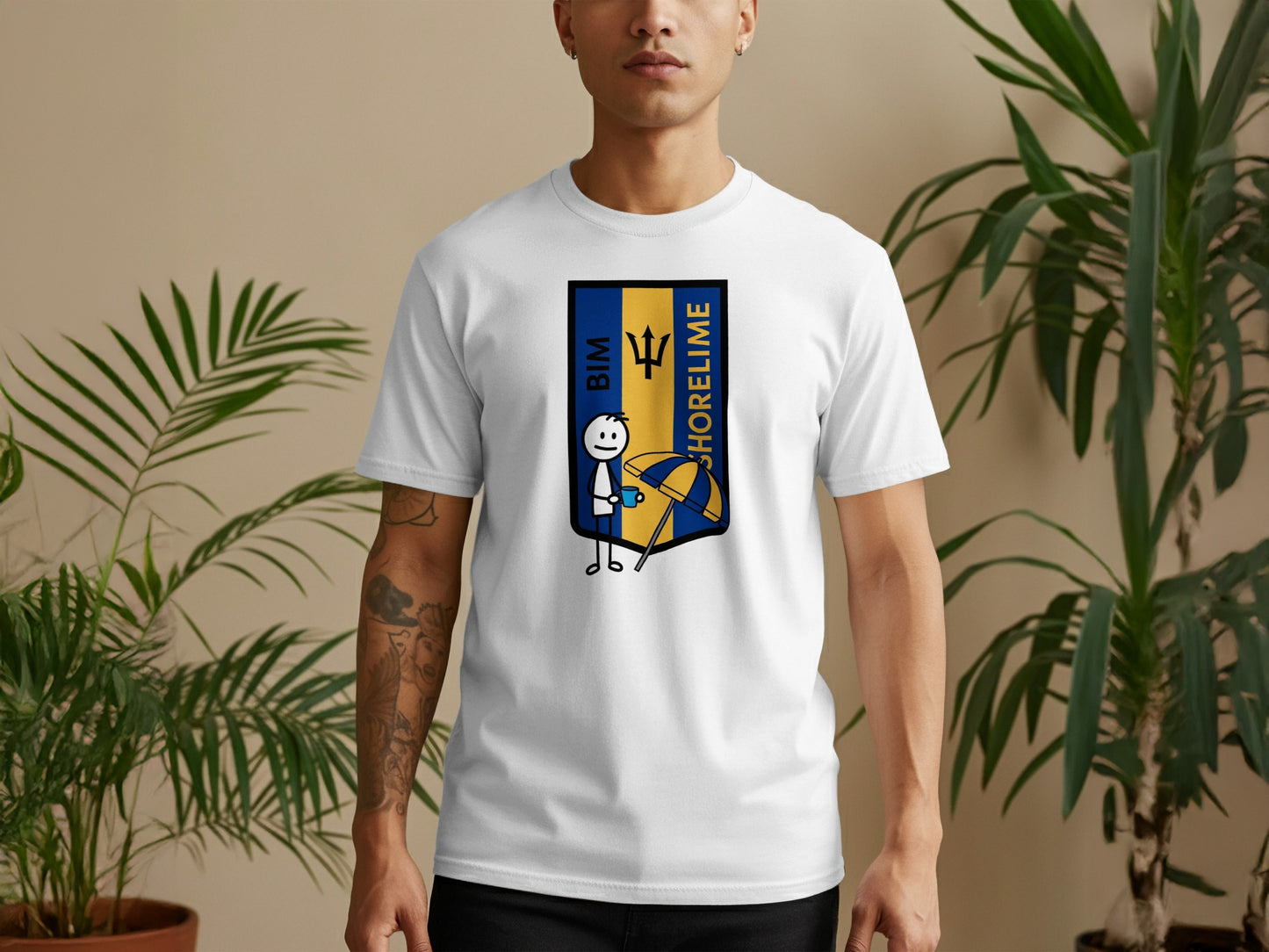 BIM Shorelime Graphic Design Short-Sleeve T-shirt