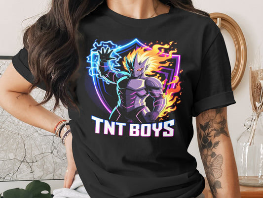 TNT Boys Anime Style Character Design Shirt