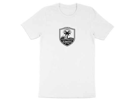 Vintage Palm Tree and Waves Island Life T-Shirt