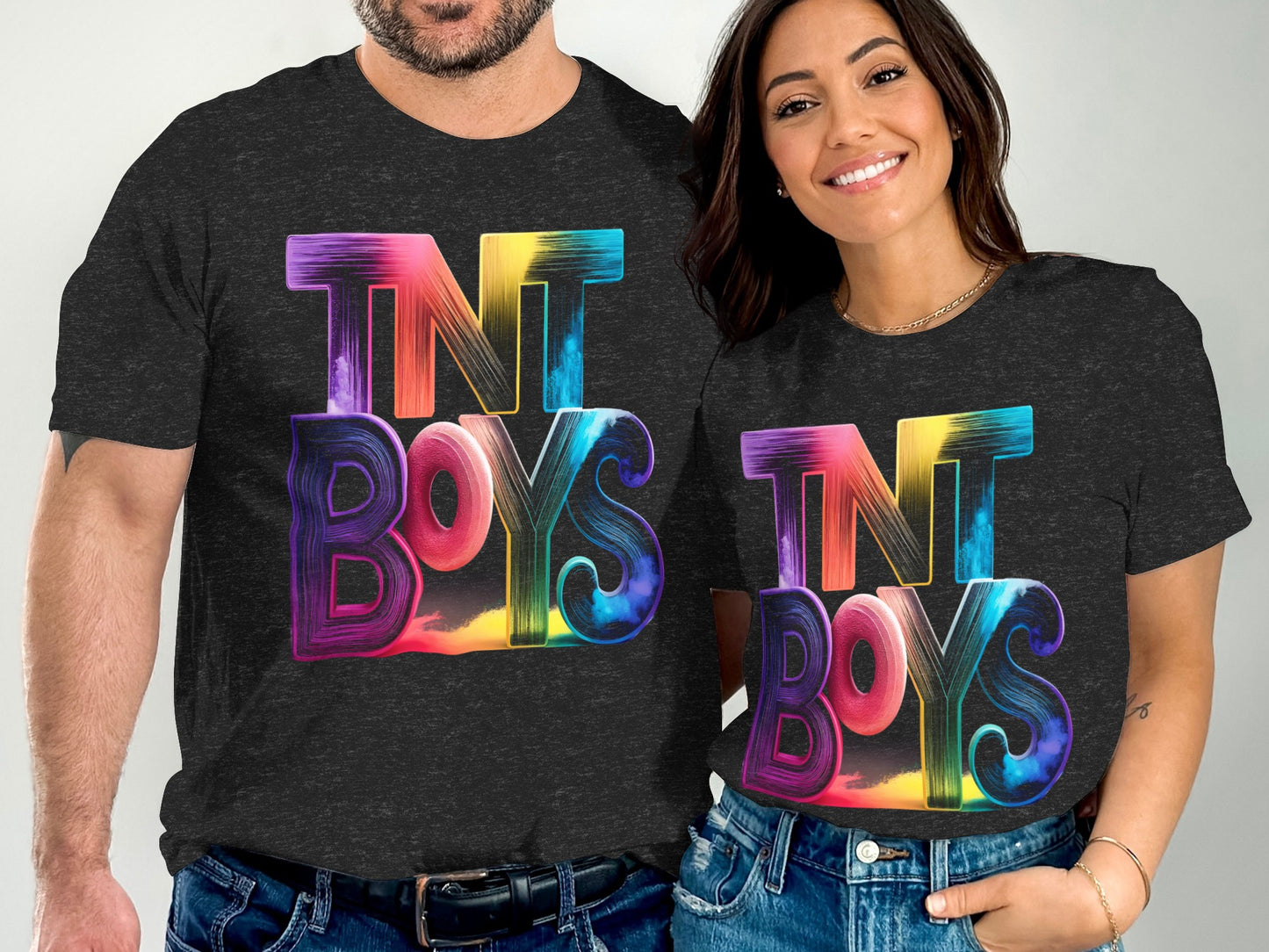 Vibrant TNT Boys Logo Graphic Tee Shirt for Casual Wear