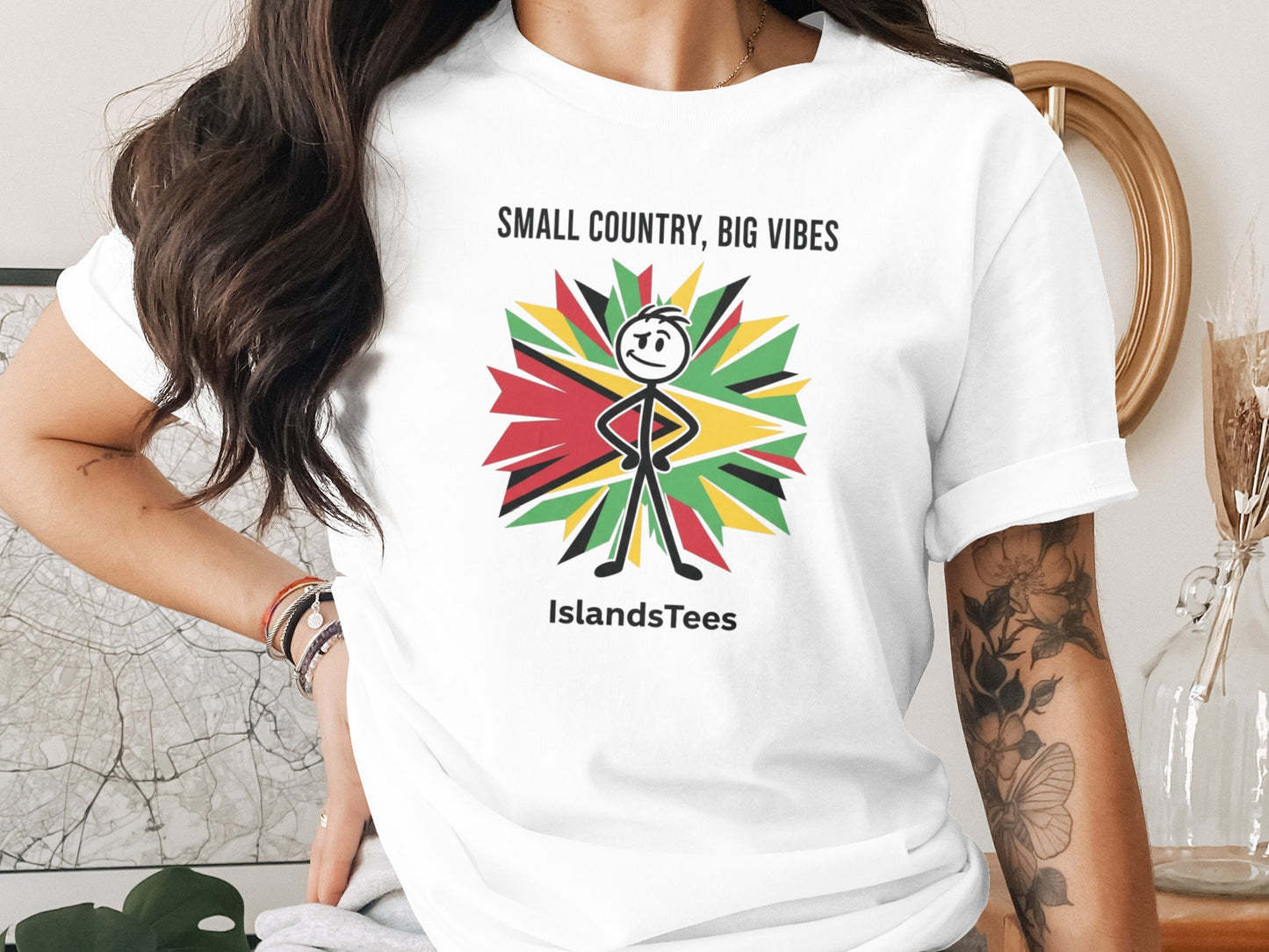 Small Country Big Vibes IslandsTees Graphic T-Shirt