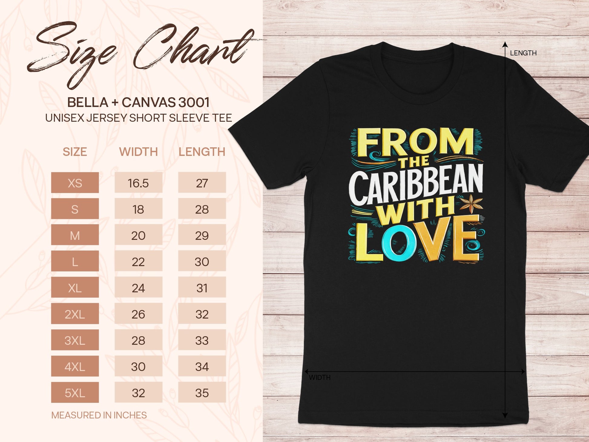 FROM THE CARIBBEAN WITH LOVE TEE product type