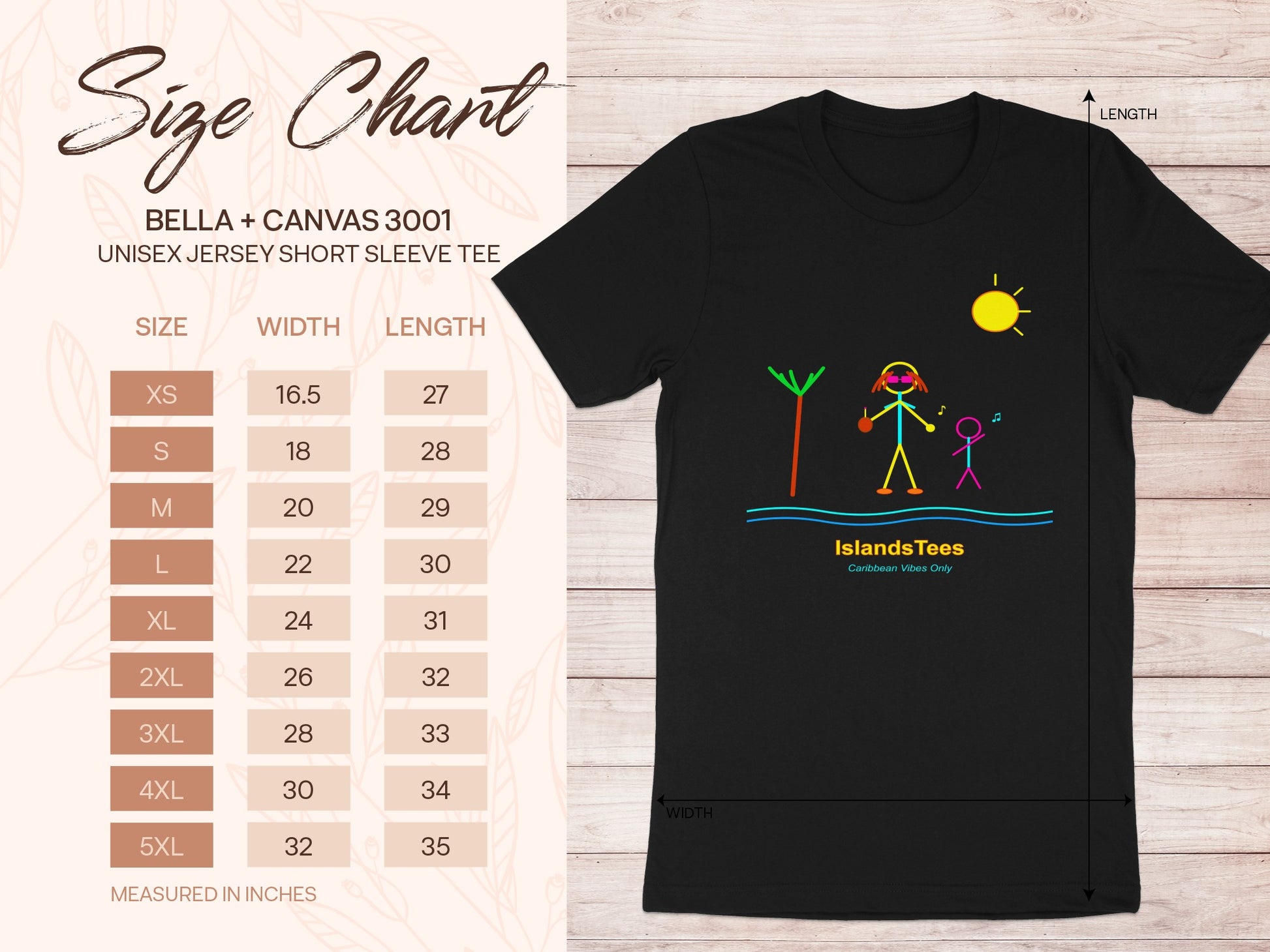 Black IslandsTees Caribbean Vibes Only product type
