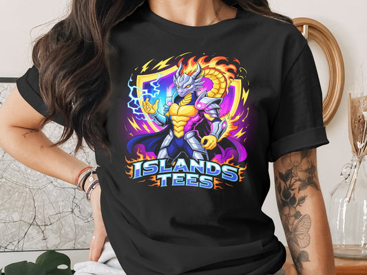 Dragon Warrior Graphic Tee by Islands Tees