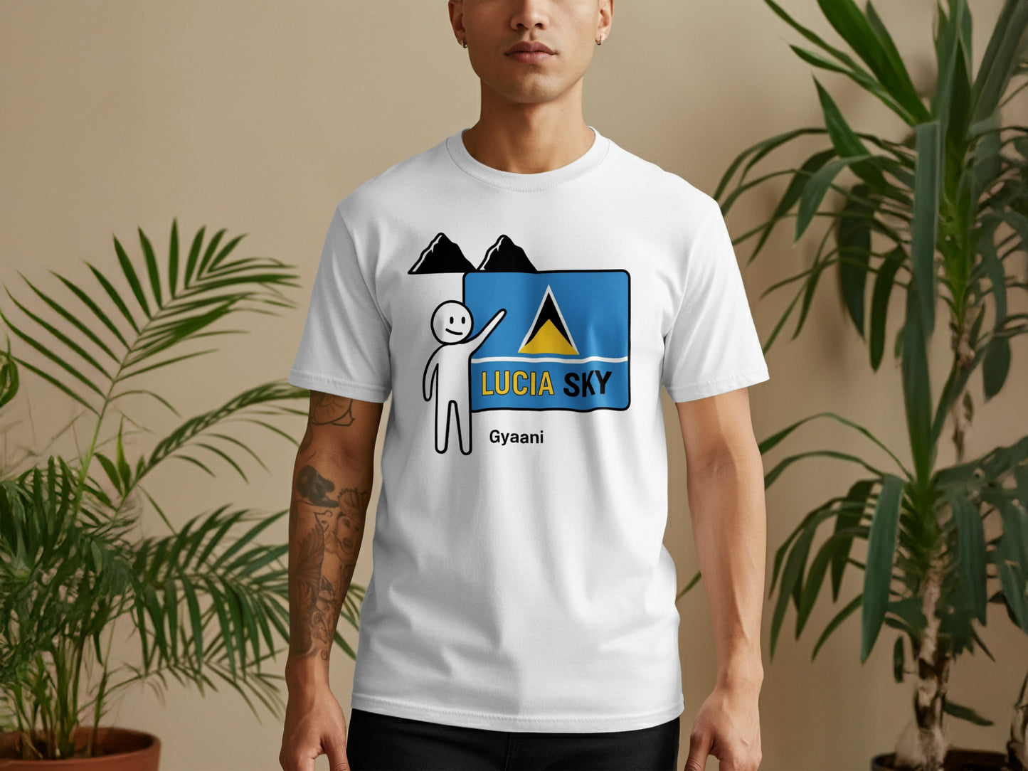 Lucia Sky Gyaani Unique Graphic Design Shirt