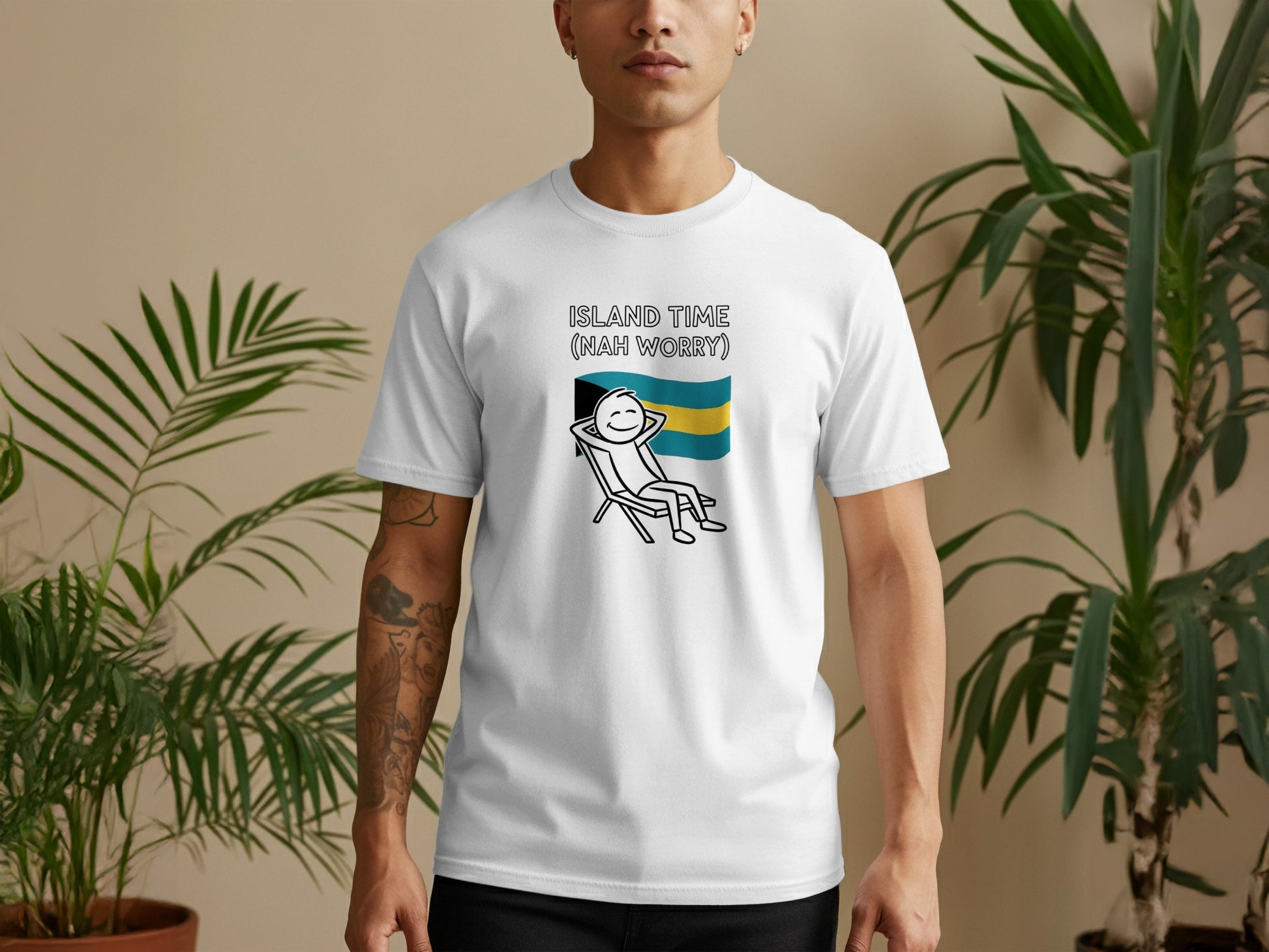 Island Time Nah Worry Relaxing Graphic T-shirt