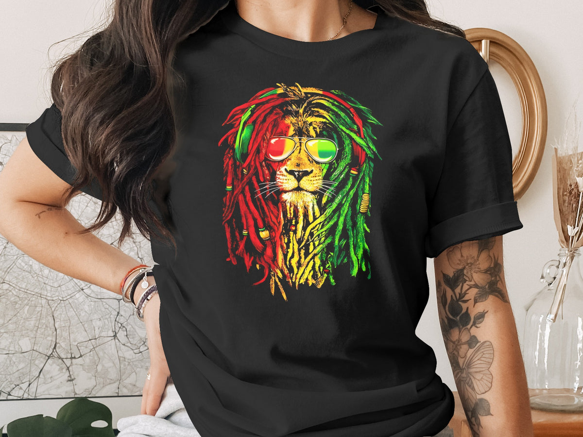 Rasta Lion Sunglasses Headphones Dreadlocks product type