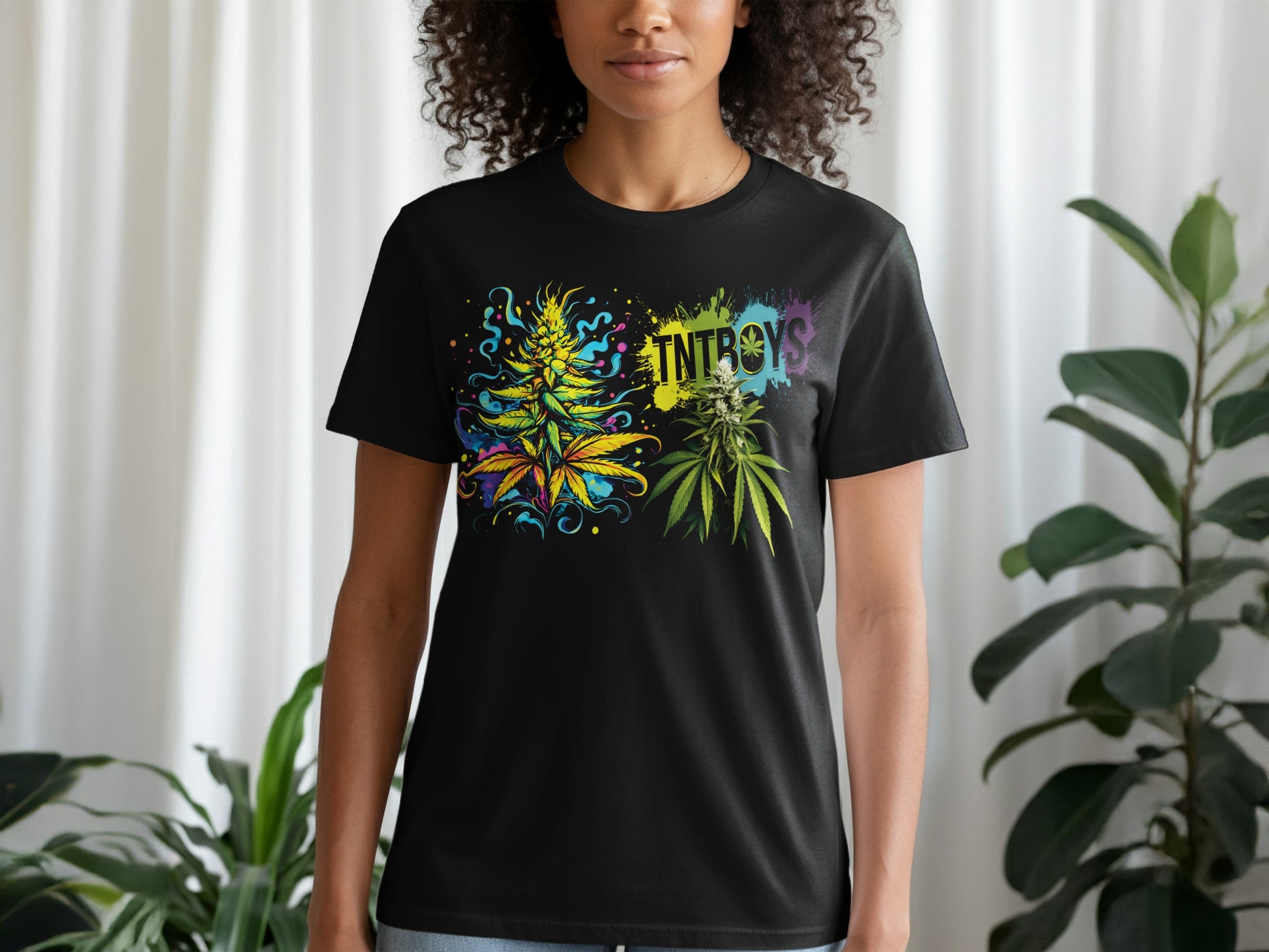 Colorful Unique Intboys Graphic Design T-shirt