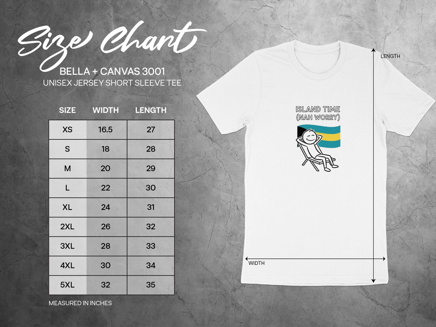 Island Time Nah Worry Unisex Jersey Short Sleeve Tee