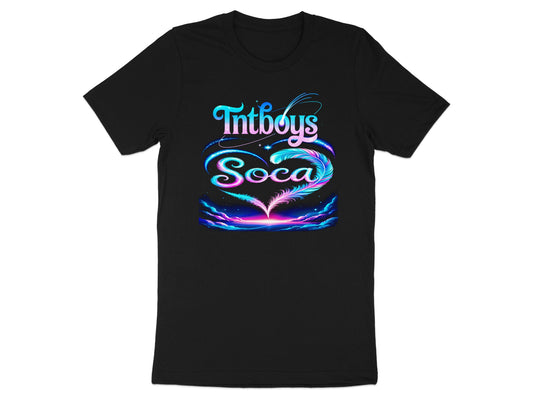 Vibrant Intboys Soca Graphic Tee Detailed Design