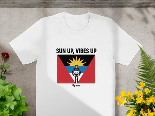Sun Up Vibes Up Gyaani Character T-shirt Product