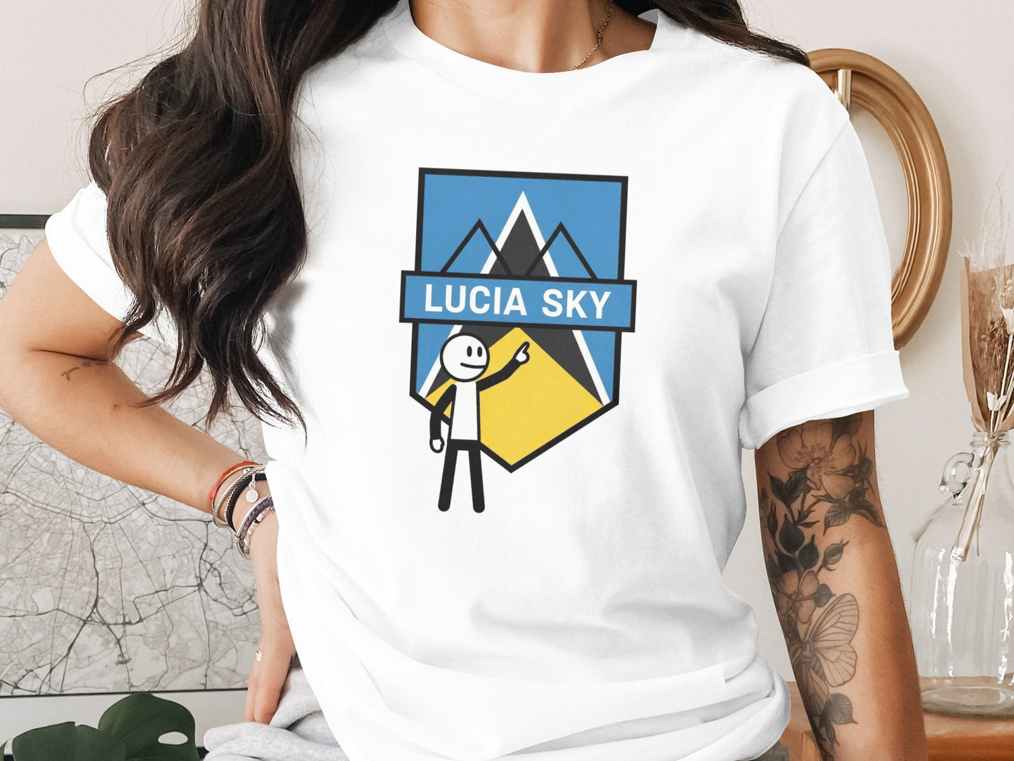 Lucia Sky Mountain Adventure Graphic Tee